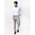 Men's Dress Pant Trouser Formal Platinum Grey